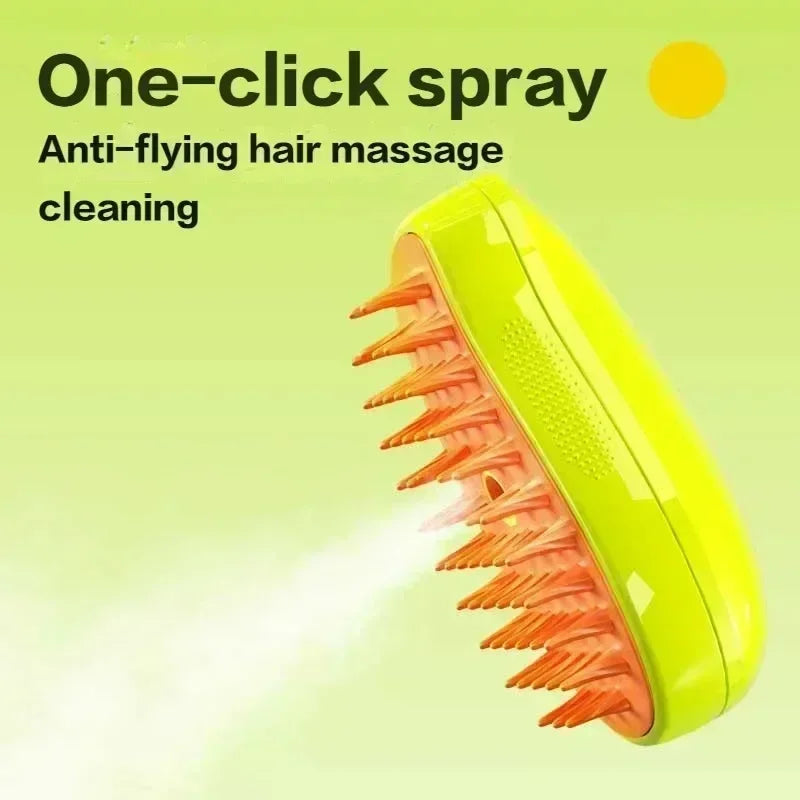 TinderboxPets™ Steamy Pet Grooming Brush