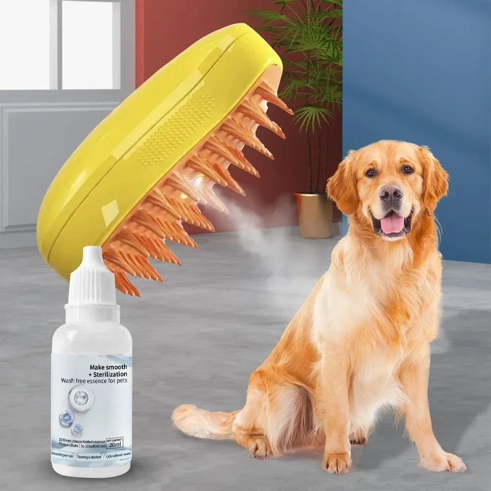 TinderboxPets™ Steamy Pet Grooming Brush